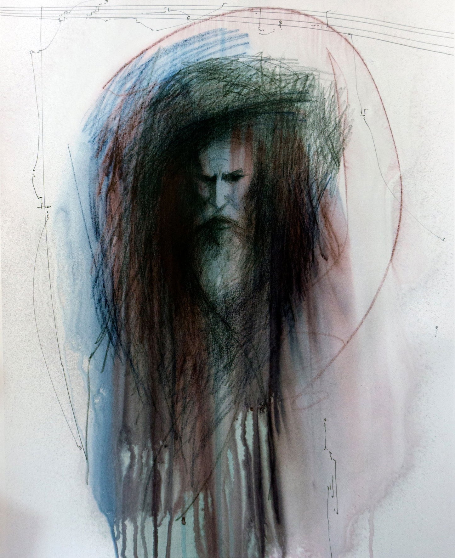 Desvanecimiento (Drawing)) No.10 - Abisay Puentes Art