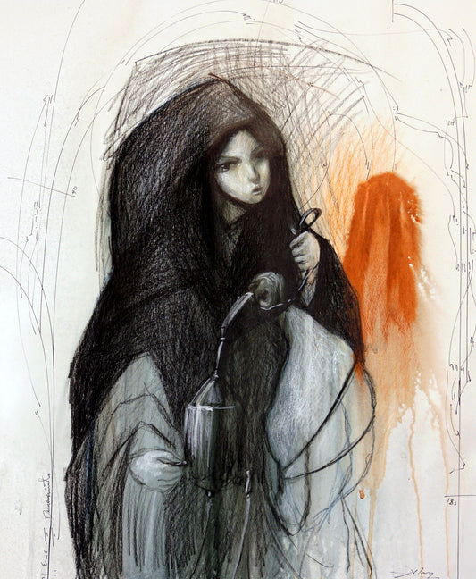 Desvanecimiento (Drawing) No.6 - Abisay Puentes Art