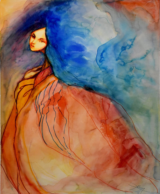 Eva No.1 (Watercolor) - Abisay Puentes Art