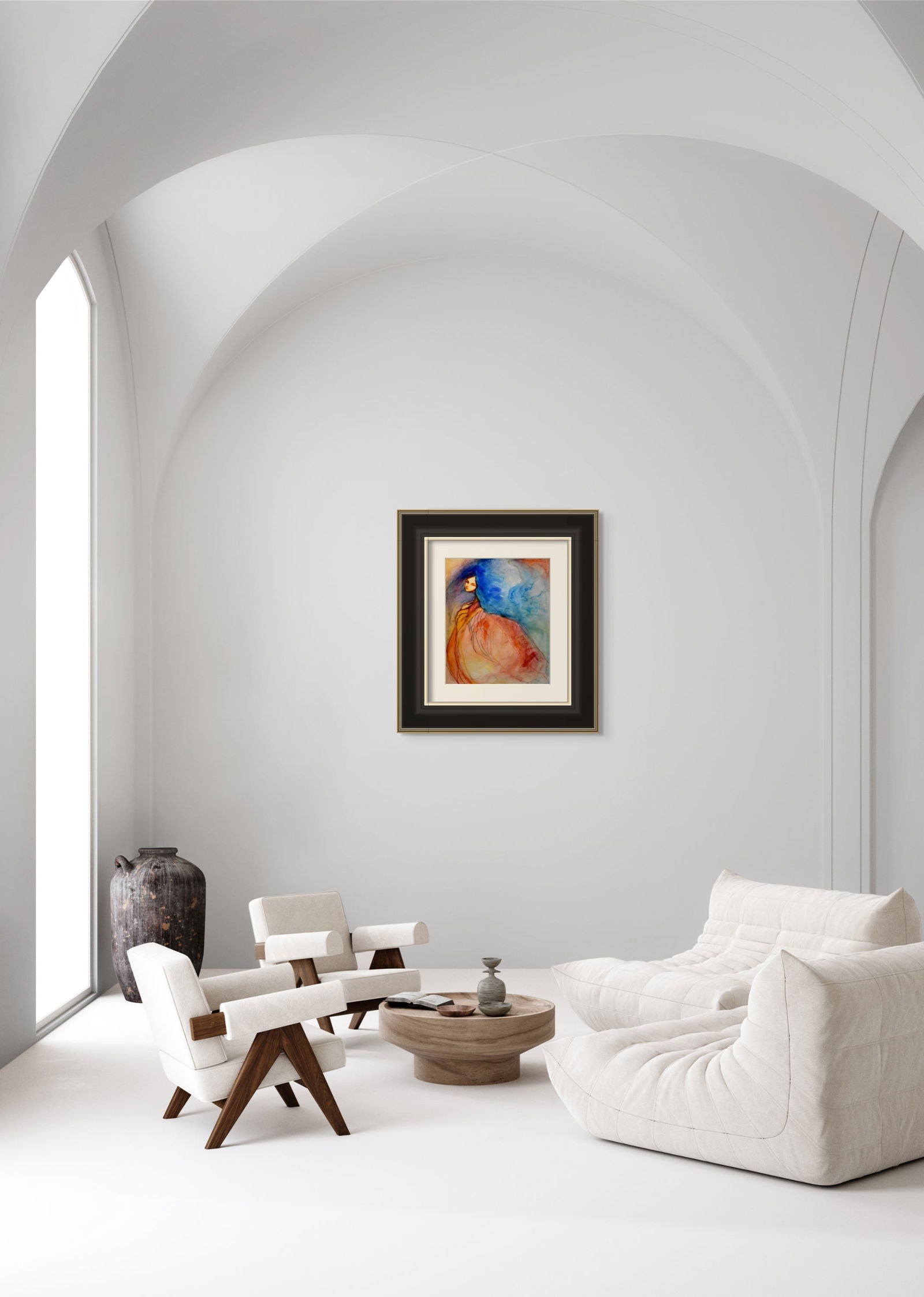 Eva No.1 (Watercolor) - Abisay Puentes Art