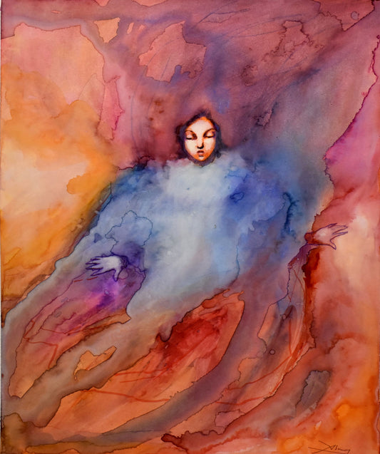 Eva No.2 (Watercolor) - Abisay Puentes Art
