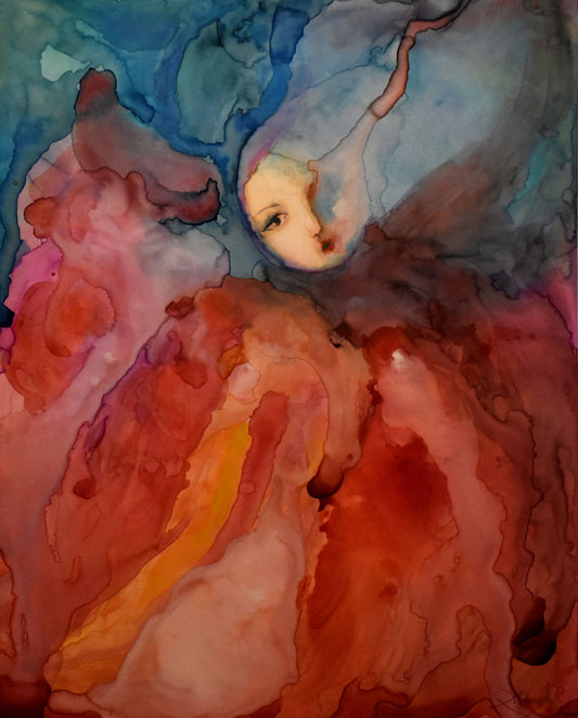 Eva No.4 (Watercolor) - Abisay Puentes Art