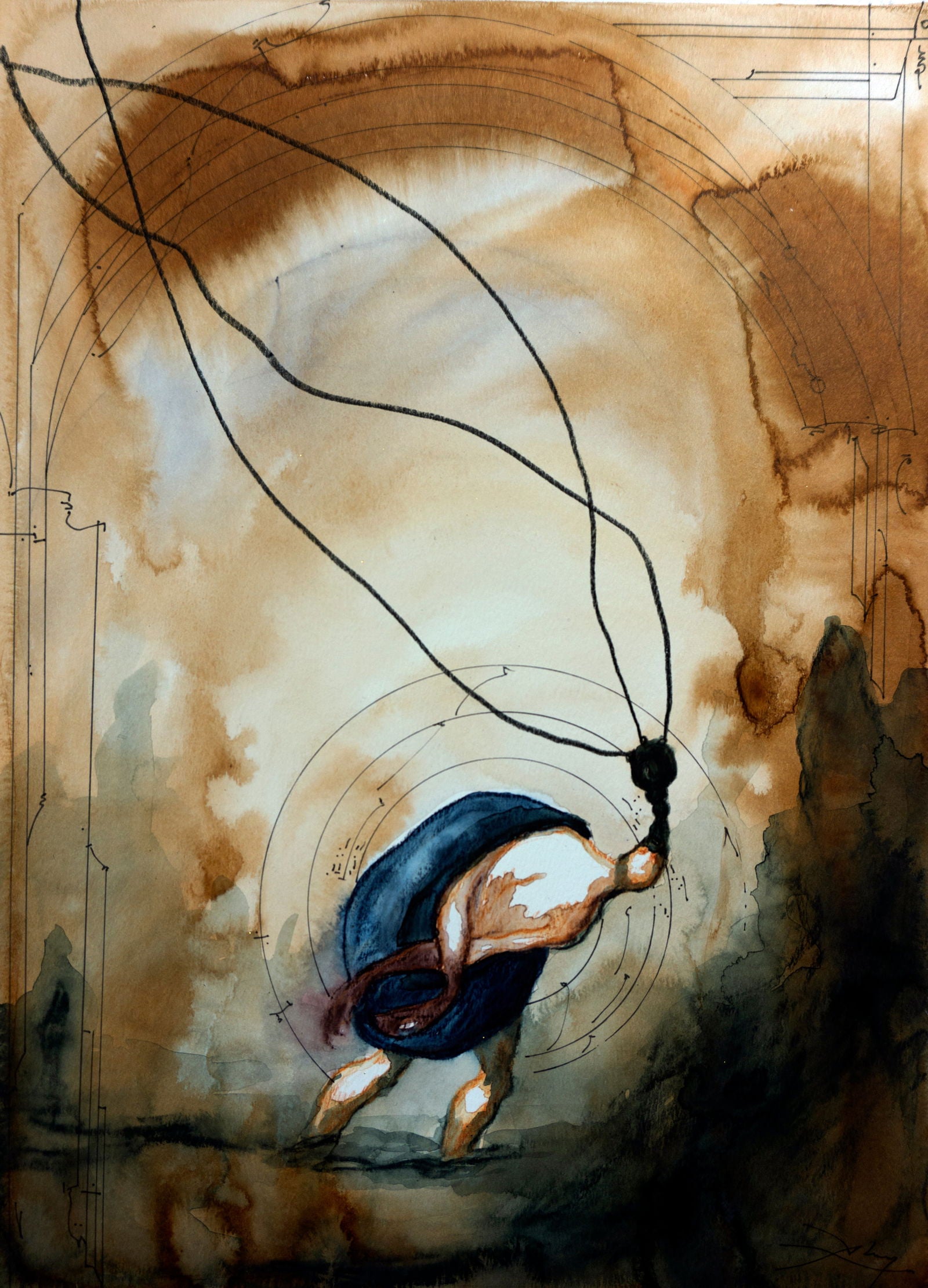 MECANIKALGIA (DRAWING) No.2 - Abisay Puentes Art